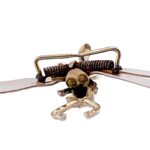 Antique Sterling Silver Dragonfly Clip Brooch