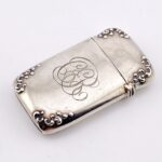 Antique Sterling Silver Match Safe Vesta Case