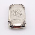 Antique Sterling Silver Match Safe Vesta Case
