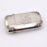 Antique Sterling Silver Match Safe Vesta Case