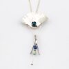 Delicate Modernist Sterling Silver Pendant Necklace OOAK Artisan Made
