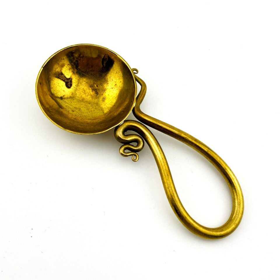Joe Spoon Handmade Brass Coffee Measuring Scoop - Signed and Dated