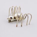 Large Sterling Silver Spider Brooch