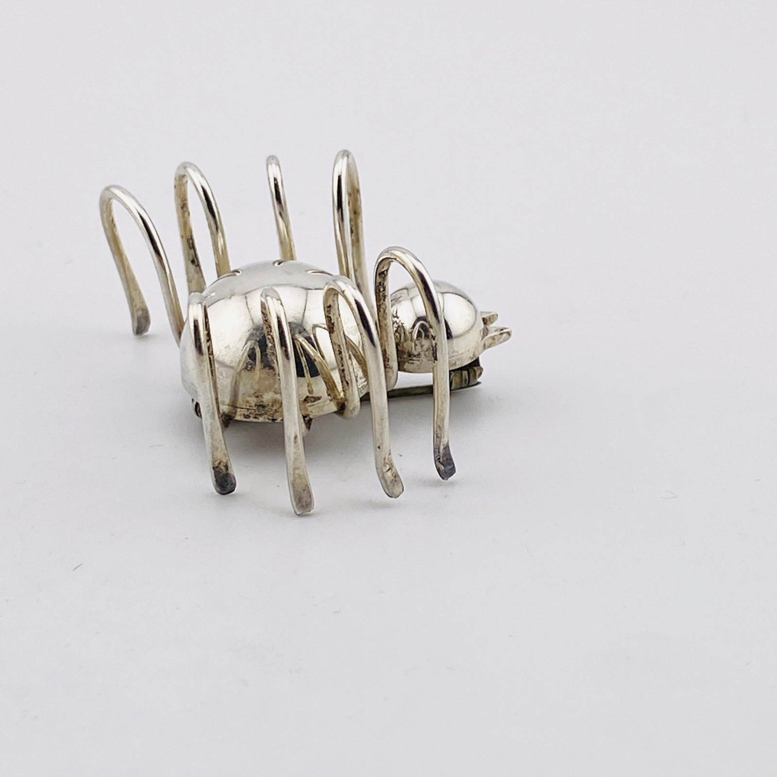 Large Sterling Silver Spider Brooch