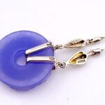 Lavender Jade Pendant Necklace in Sterling Silver