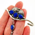 Navajo Lapis Lazuli Sterling Silver Cuff
