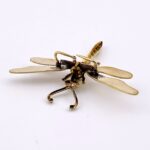 Victorian Gold Filled Dragonfly Brooch Clip