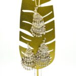 Vintage 900 Silver Peacock Jewelry Set