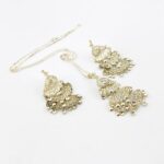 Vintage 900 Silver Peacock Jewelry Set