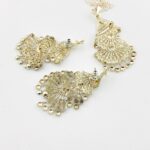 Vintage 900 Silver Peacock Jewelry Set