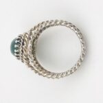 Handcrafted Green Onyx Sterling Silver Ring