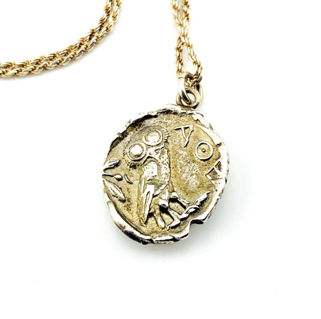 Ancient Roman Coin Pendant Necklace