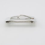 Antique Victorian Sterling Silver Buckle Brooch