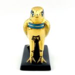 The Franklin Mint Transformation Falcon Egyptian Revival Porcelain Bird Figurine