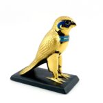 The Franklin Mint Transformation Falcon Egyptian Revival Porcelain Bird Figurine