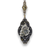 Art deco cat necklace