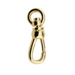Heavy Gold Plated Swivel Dog Clasp Clip for Watch Chain Pendant Necklace – New