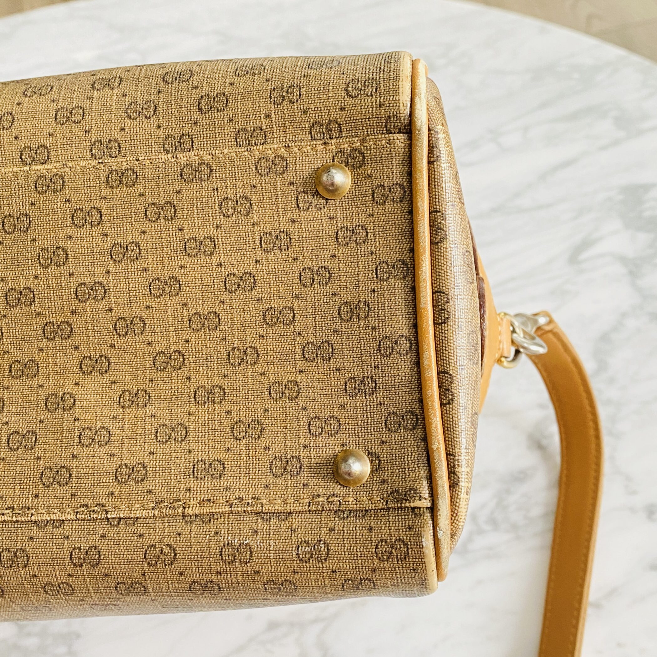 GUCCI GG Supreme Boston Bag