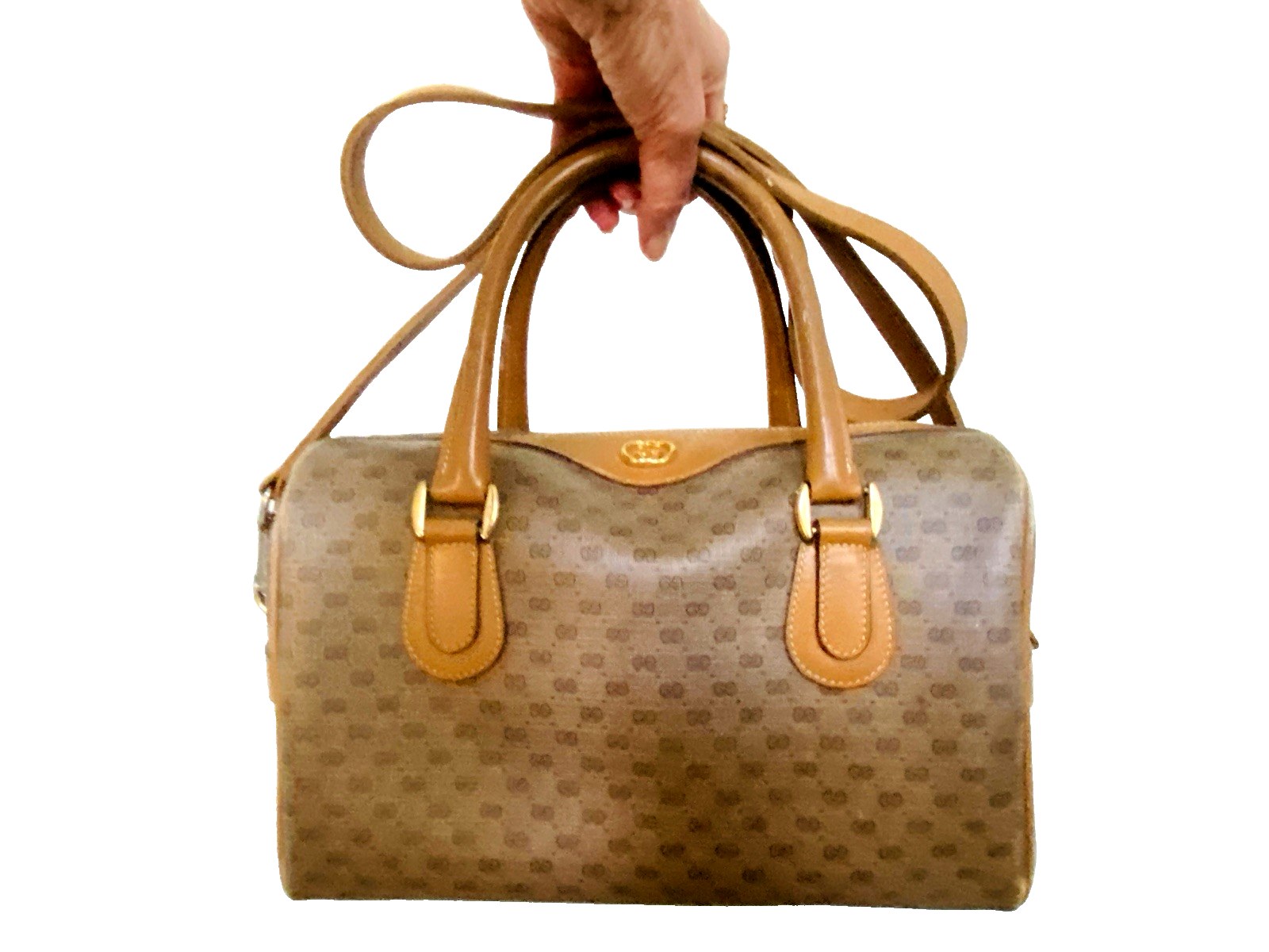GUCCI GG Supreme Boston Bag