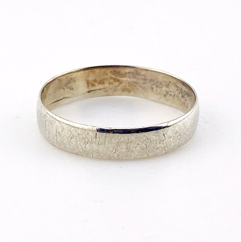 Smooth Sterling Silver Band Ring Size 9.5 Vintage Stackable