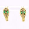 Snake Head Hoop Earrings