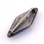 Antique Edwardian Sterling Silver Morpho Butterfly Wing Brooch