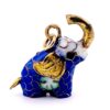 Cloisonné Enamel Elephant Pendant Charm