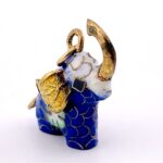 Cloisonné Enamel Elephant Pendant Charm