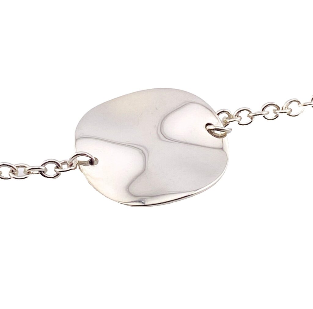 Ippolita Sterling Silver Wavy Disk Bracelet