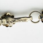 Mexico Sterling Silver Rose Link Bracelet