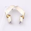 Modernist Sterling Silver CZ Spiral Earrings – Signed CCV – Vintage Artisan Studio Jewelry