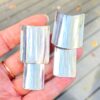 Modernist Sterling Silver Statement Earrings