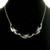 Modernist Sterling Silver Swallow Necklace