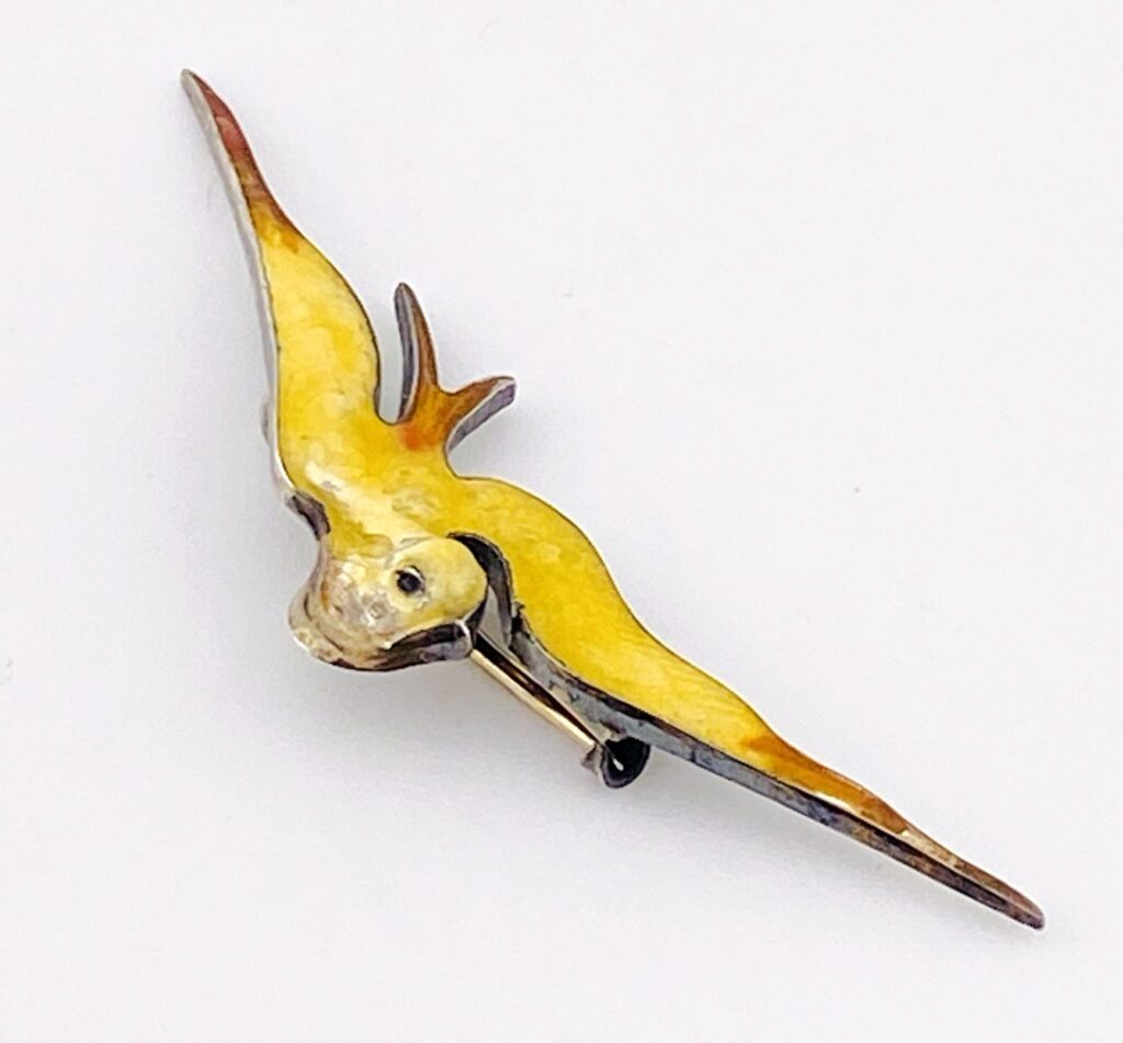 Paye & Baker Swallow Bird in Flight Brooch