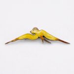 Paye & Baker Swallow Bird in Flight Brooch