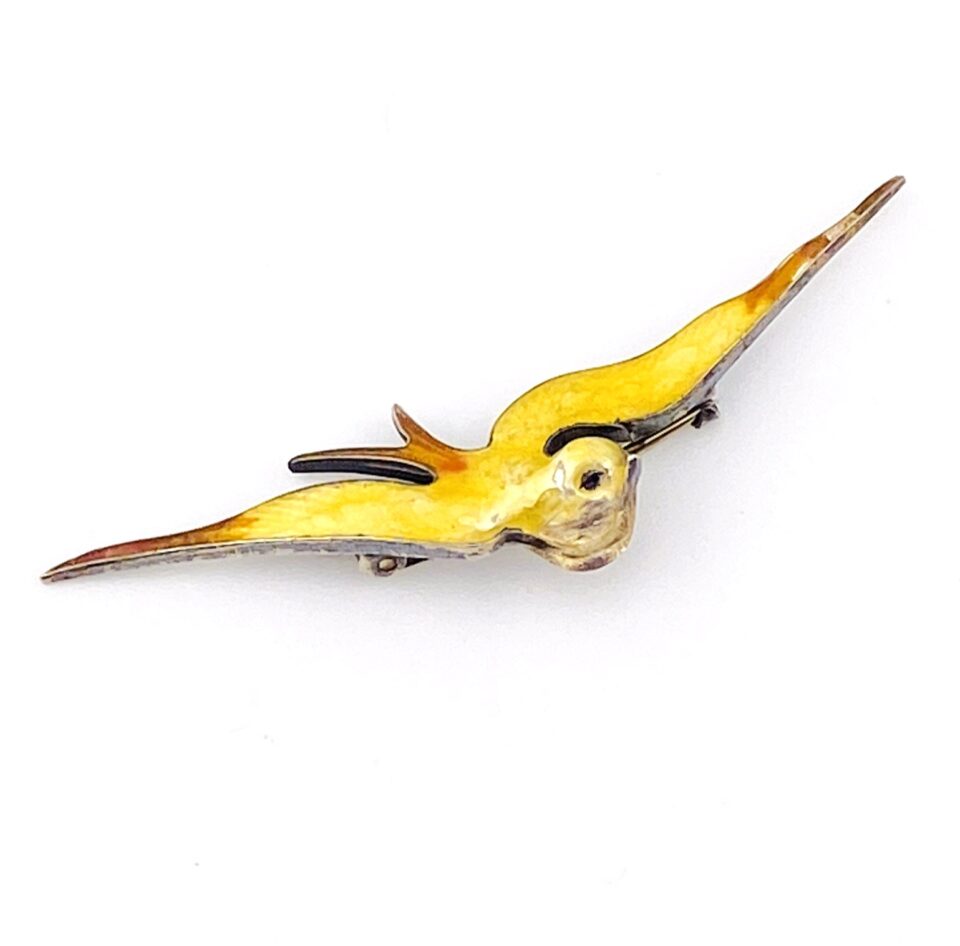 Paye & Baker Swallow Bird in Flight Brooch
