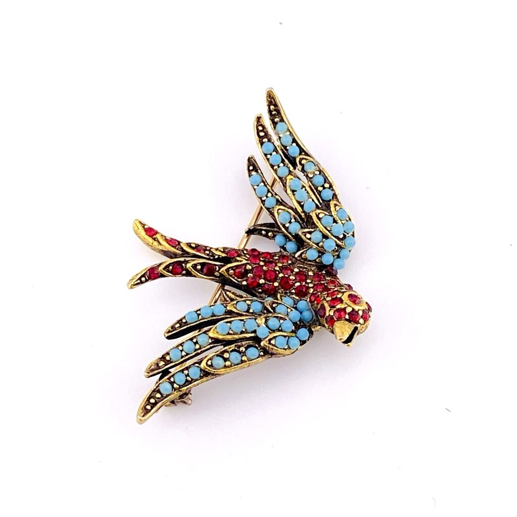 Vintage Pauline Rader Swallow Brooch