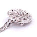 Tacori Sterling Silver Mandala Pendant and Brooch