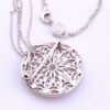Tacori Sterling Silver Mandala Pendant and Brooch