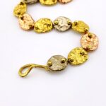 Anne Dick Brutalist Mixed Metal Oval Link Bracelet