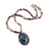 Artisan Sterling Silver & Turquoise Pendant Necklace