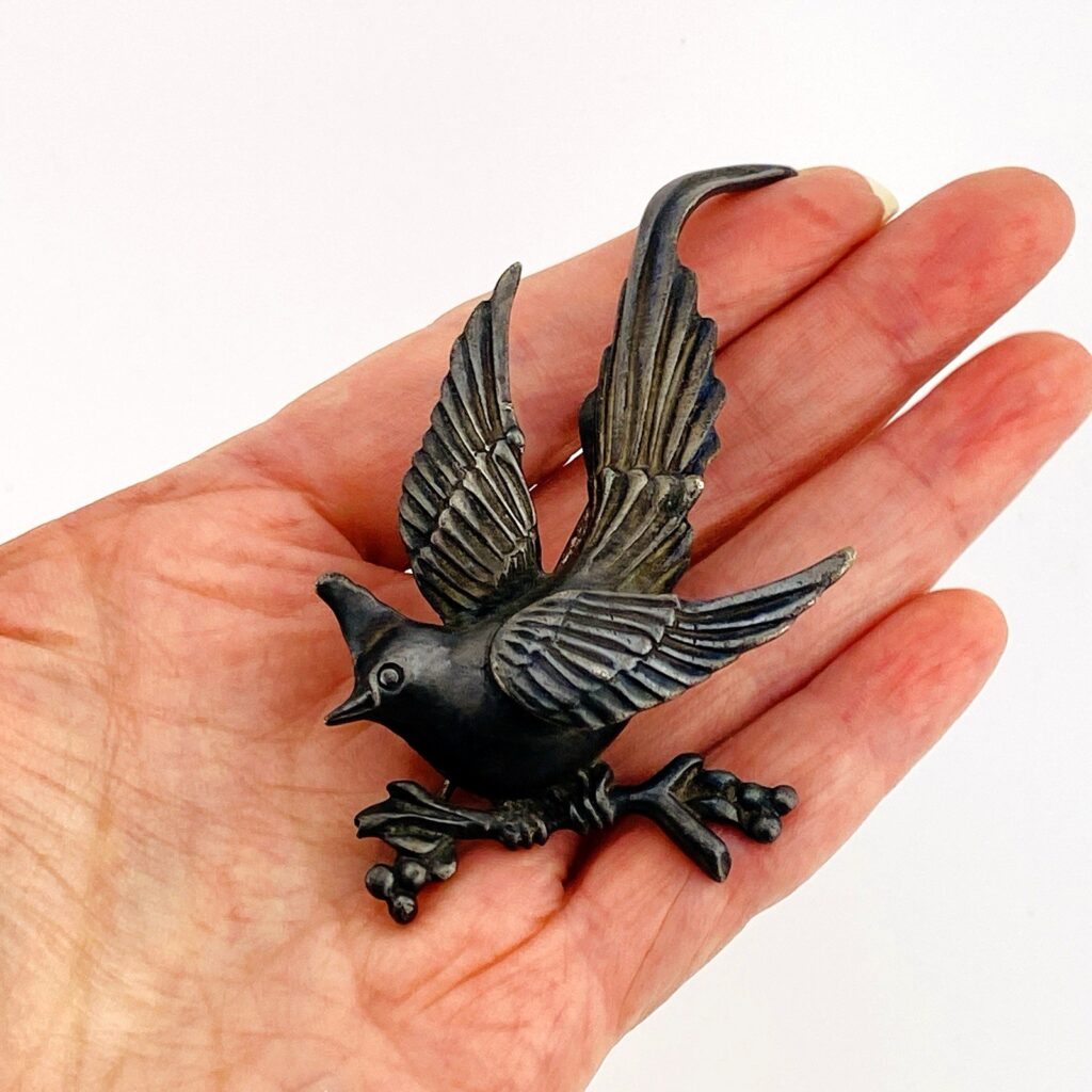 Casa De Prieto Sterling Silver Bird Brooch