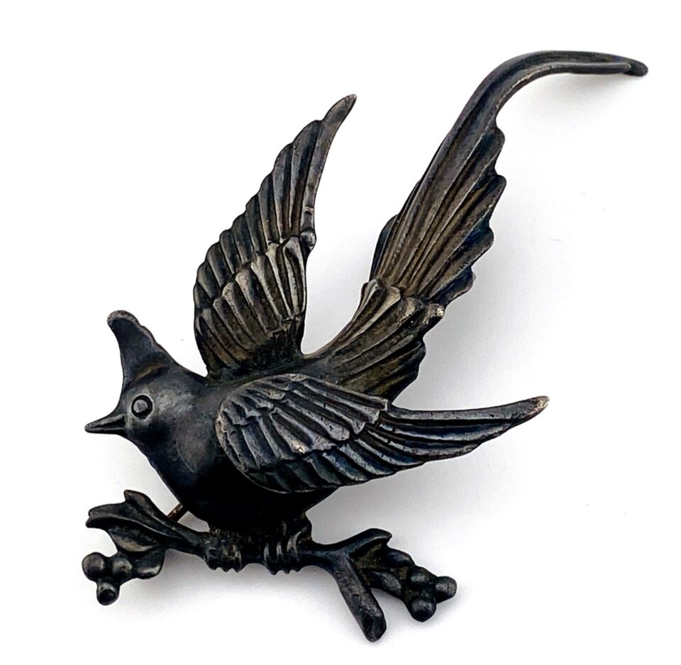 Casa De Prieto Sterling Silver Bird Brooch