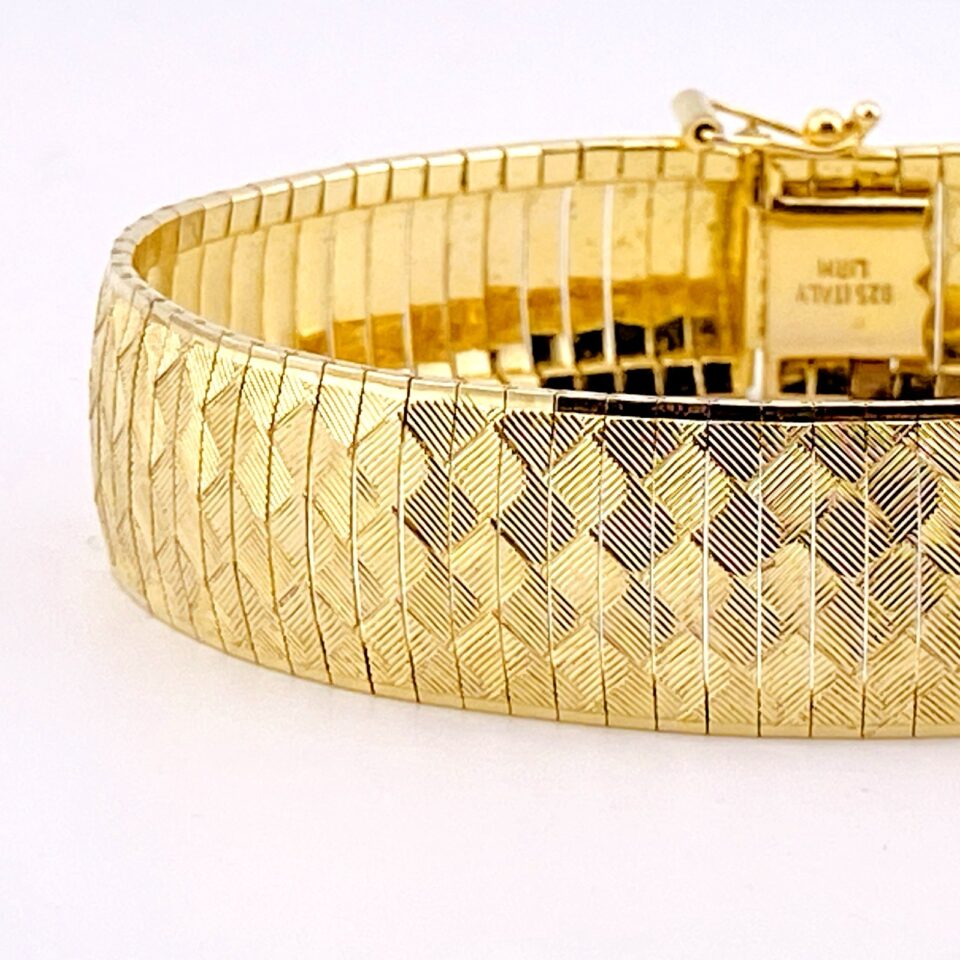 Italian Vermeil Sterling Silver Bracelet by LIRM
