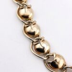 Napier Vermeil Sterling Tulip Link Bracelet