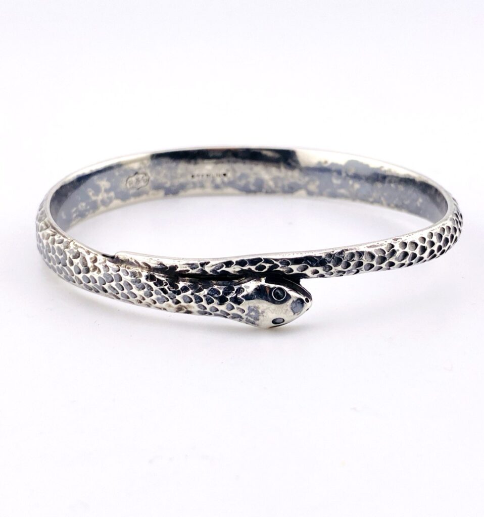 Ritter & Sullivan Antique Sterling Snake Bangle