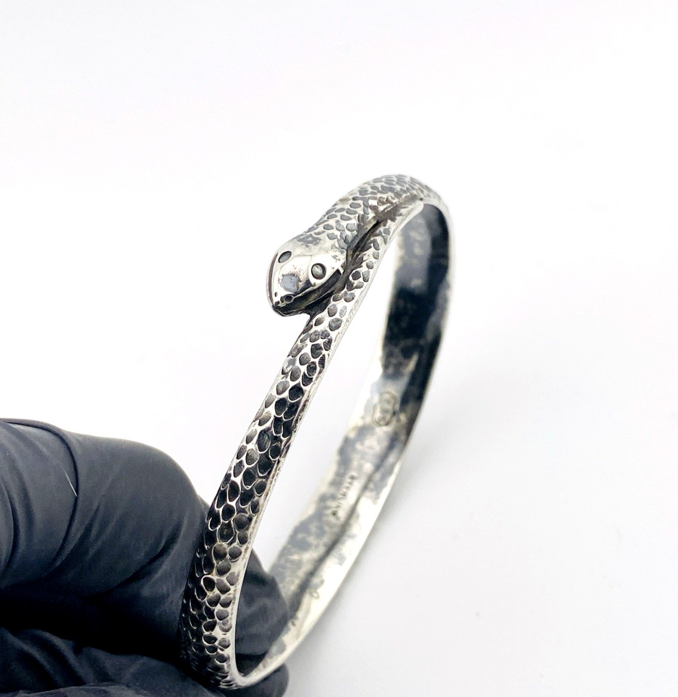 Ritter & Sullivan Antique Sterling Snake Bangle