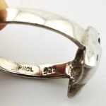 Peter Stone Sterling Silver Cat Mask Ring
