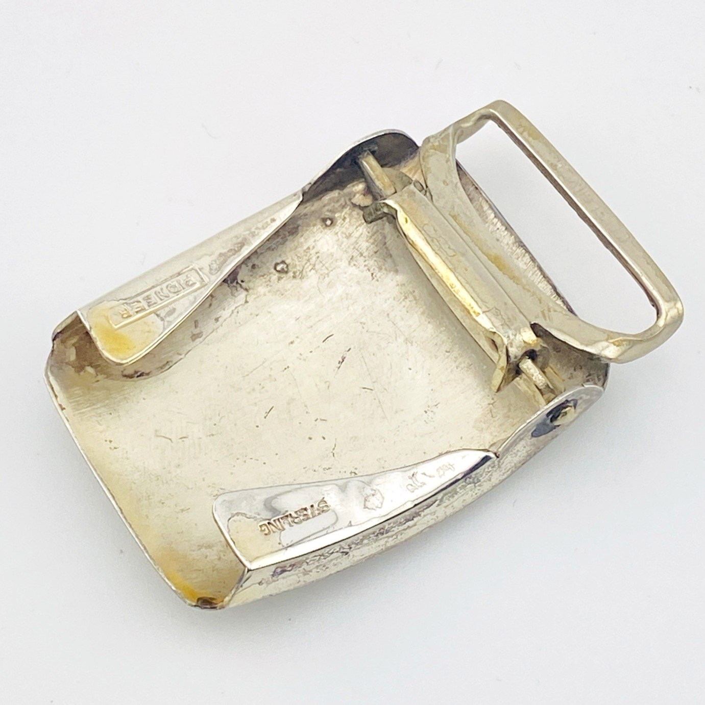 Art Deco Sterling Silver Belt Buckle