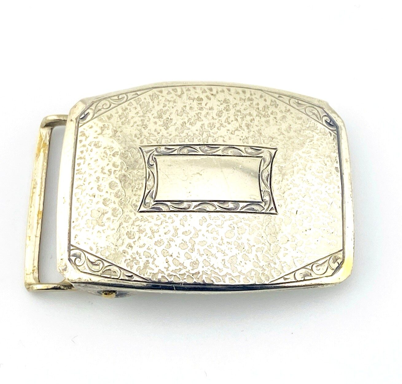 Art Deco Sterling Silver Belt Buckle
